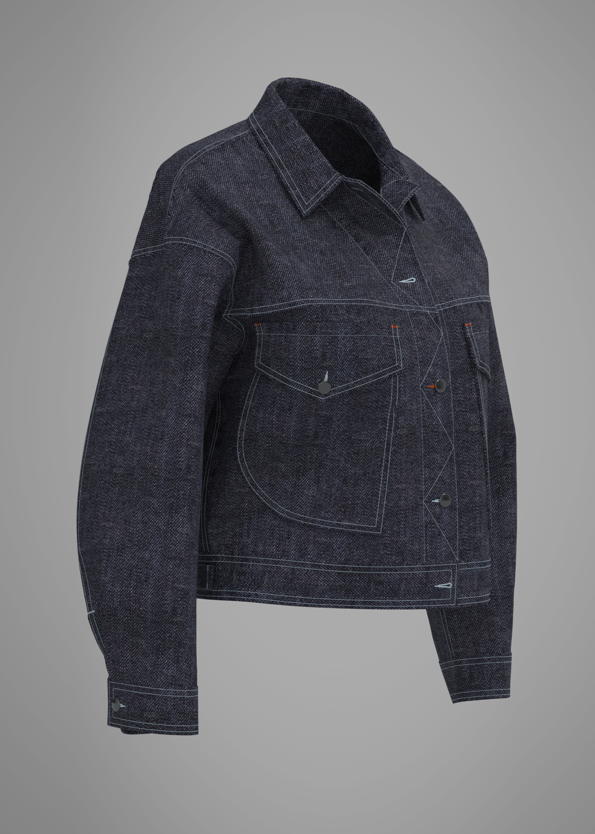Fior Denim Jacket Pattern