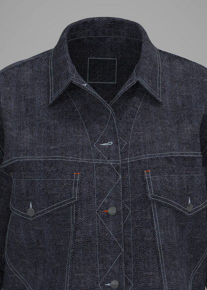 Fior Denim Jacket Pattern